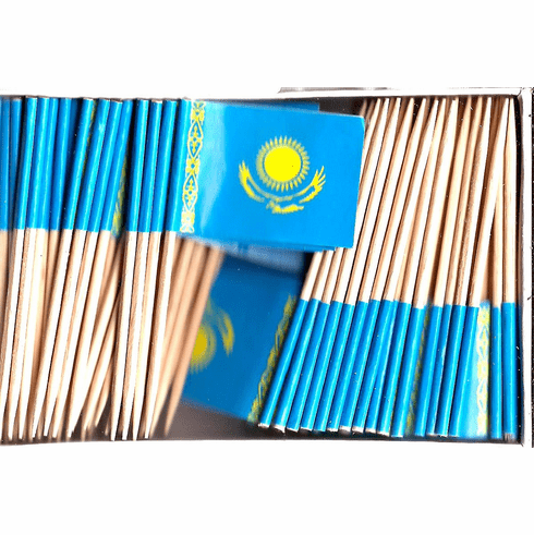 Kazakhstan Flag Toothpicks