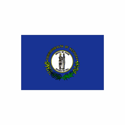 Kentucky Polyester Flag - 3 X 5