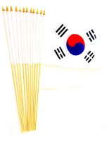 Korea, South 12" x 18" Stick Flags