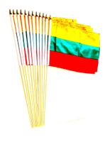 Lithuania 12" x 18" Stick Flags