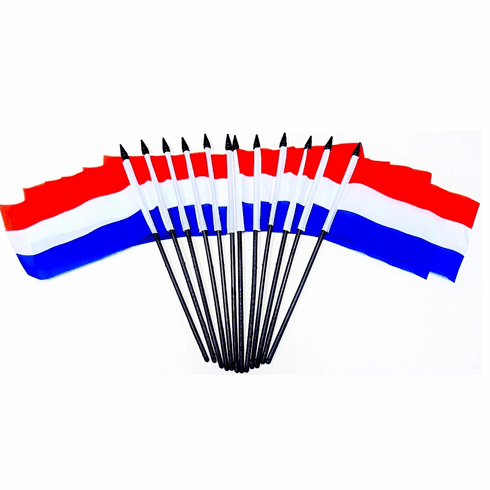 Luxembourg Polyester Table Flags - 12 pack