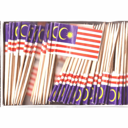 Malaysia Flag Toothpicks