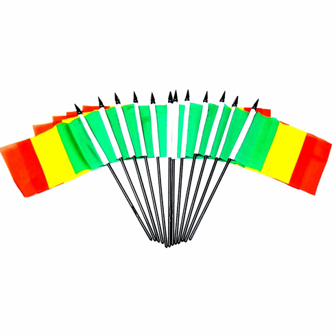 Mali Polyester Table Flags - 12 Per Pack