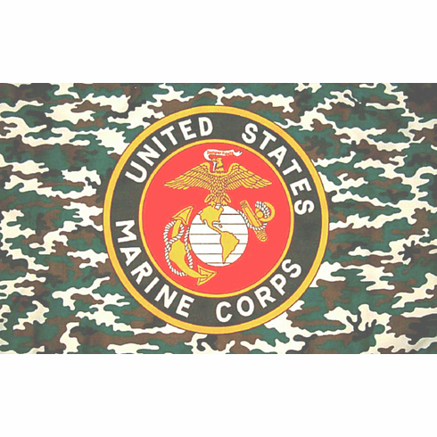 Marine Corps Camo Flag - 3'x5'