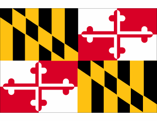 Maryland Polyester Flag - 3 X 5