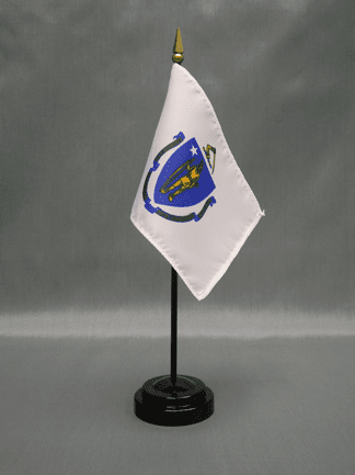 Massachusetts Miniature Flag