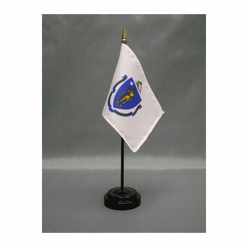 Massachusetts Miniature Flag