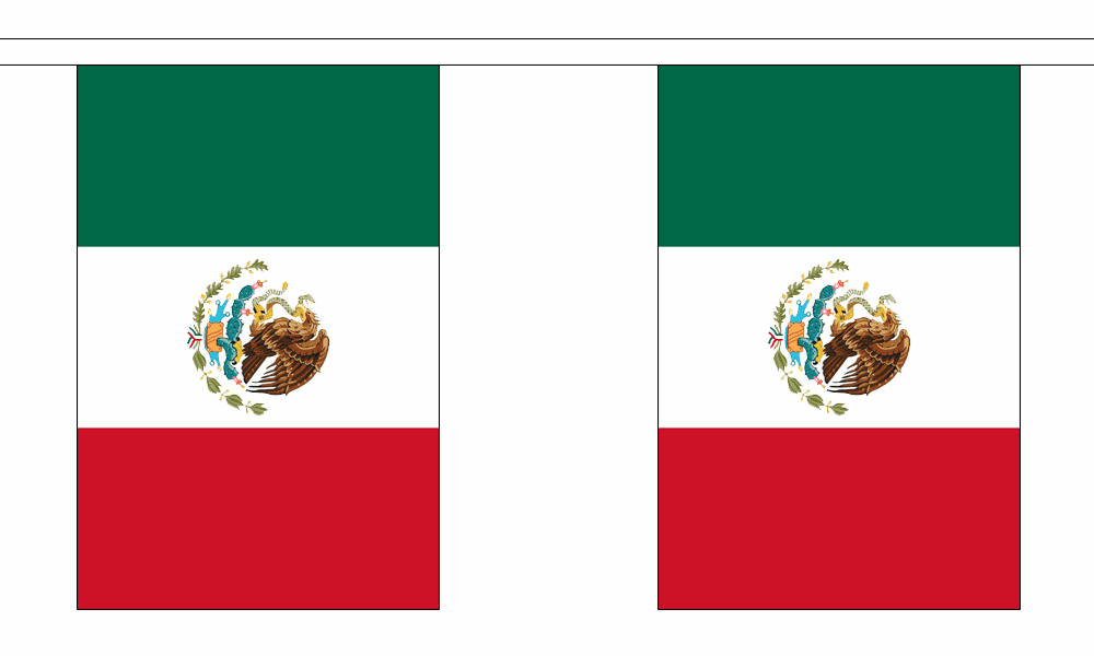 Mexico String Flag Bunting
