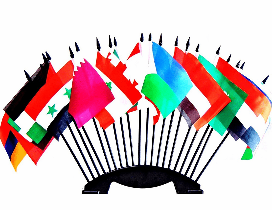Miniature World Flag Assortment #10/South West Asia