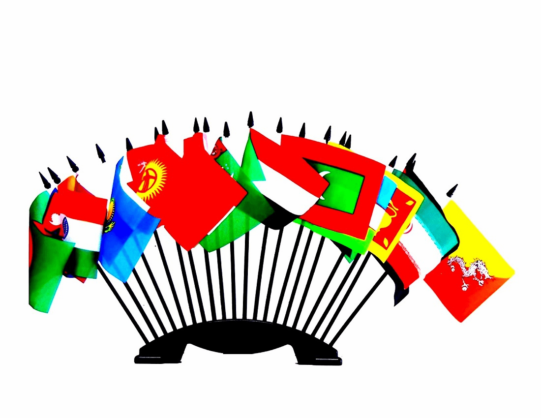 Miniature World Flag Assortment #11/South Central Asia