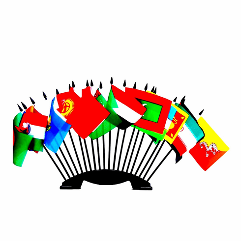 Miniature World Flag Assortment #11/South Central Asia