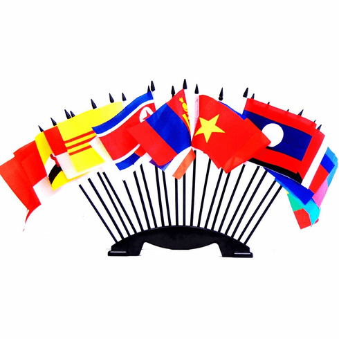 Miniature World Flag Assortment #12/South East Asia
