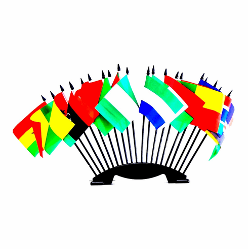 Miniature World Flag Assortment #14/North and West African Countries