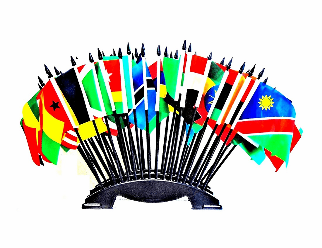 Miniature World Flag Assortment #23/African Union