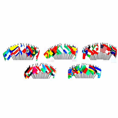 Miniature World Flag Assortment #5/Assortment of 100 World Flags