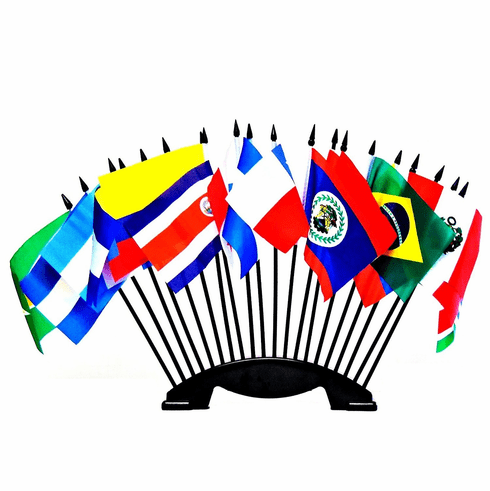 Miniature World Flag Assortment #7 - South & Central America