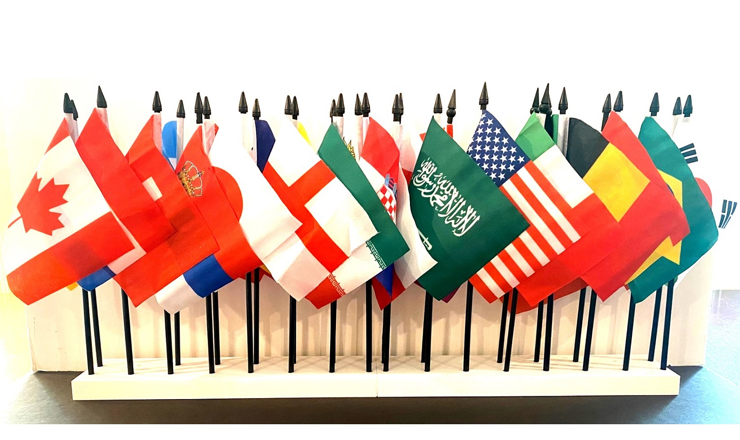 Miniature World Flag Assortment 8 2023 Women's World Cup Soccer