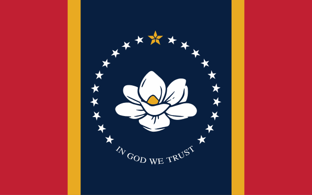 Mississippi Polyester Flag - 3 x 5 - New Design