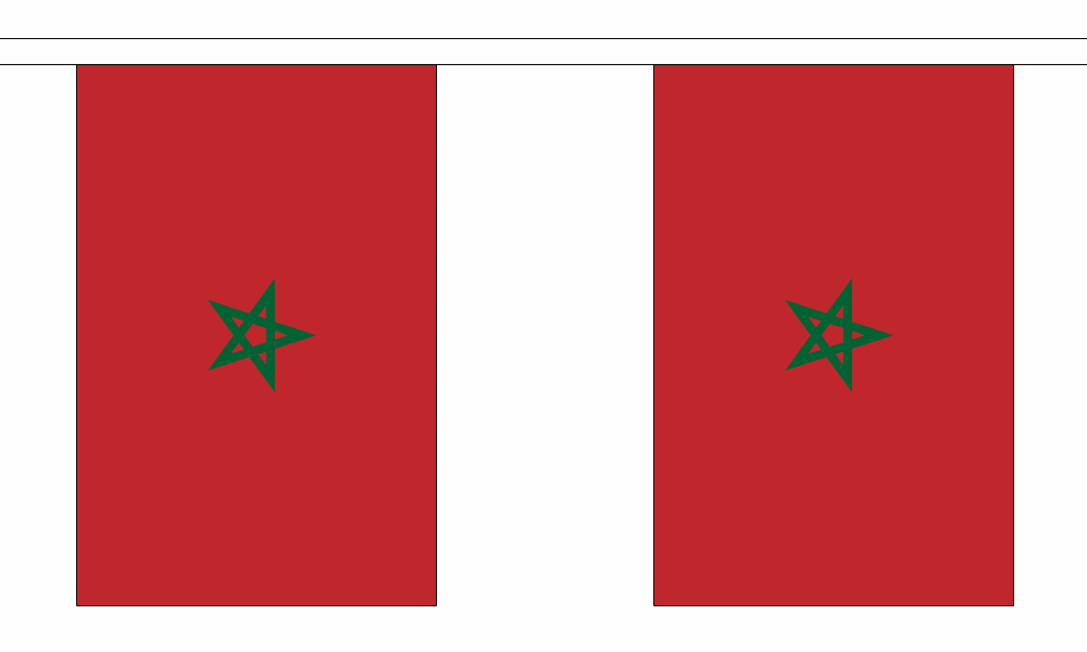 Morocco String Flag Bunting