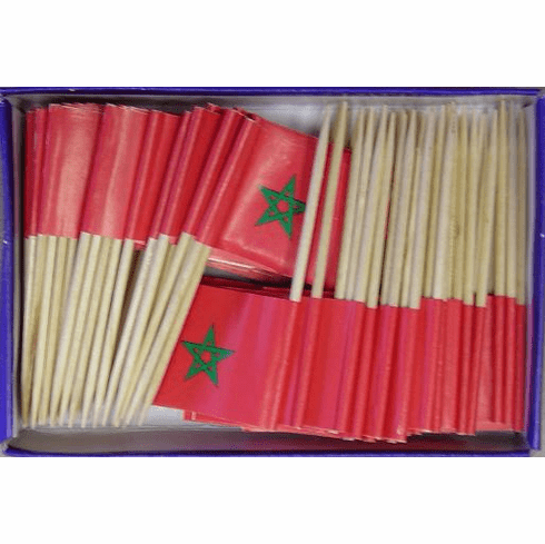 Morocco Toothpick Flags