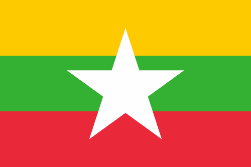 Myanmar (Burma) Polyester Flag - 3'x5'
