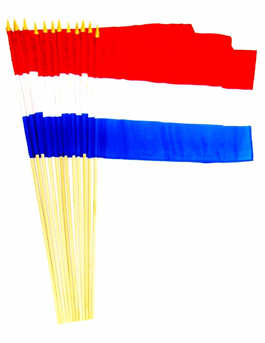 Netherlands 12" x 18" Stick Flags
