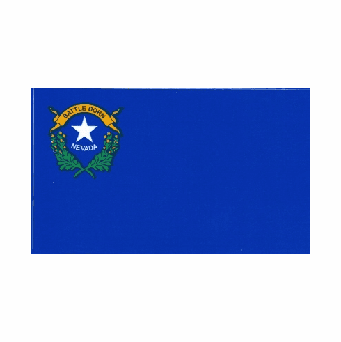 Nevada Polyester Flag - 3 X 5