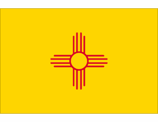 New Mexico Polyester Flag - 3 X 5