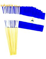 Nicaragua 12" x 18" Stick Flags