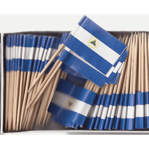 Nicaragua Flag Toothpicks