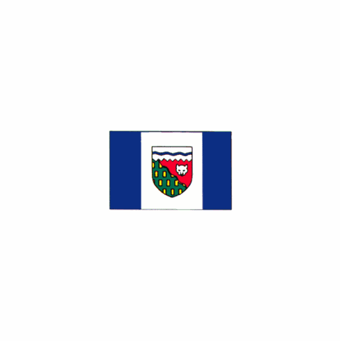 Northwest Territories Polyester Flag 3 X 5