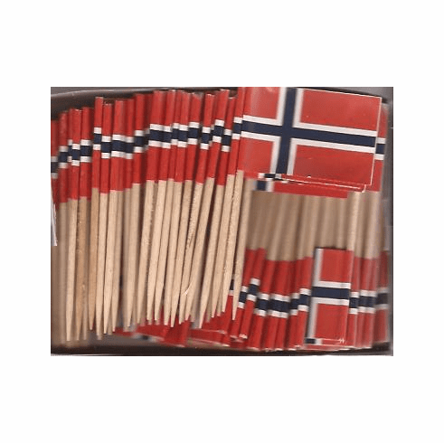 Norway Toothpick Flags