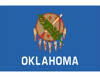 Oklahoma Polyester Flag - 3 X 5