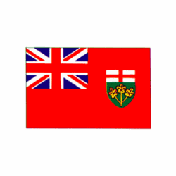 Ontario Polyester Flag 3 X 5