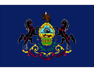 Pennsylvania Polyester Flag - 3 X 5