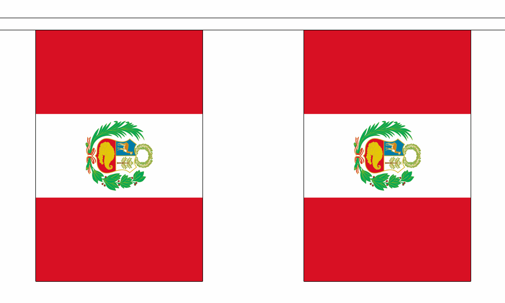 Peru String Flag Bunting