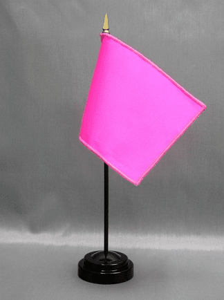 Pink Miniature Flags - Nylon