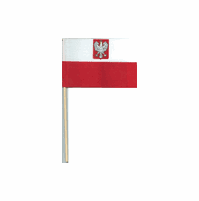 Poland w/Eagle Cotton Mini Flags