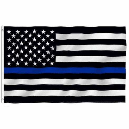 Police Memorial Flag 3 X 5