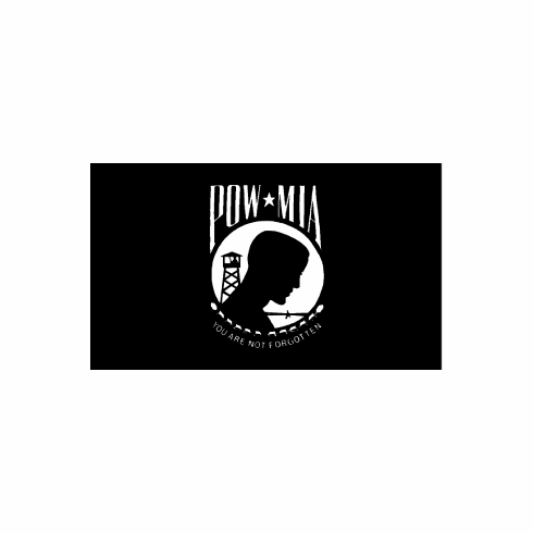 POW / MIA Polyester Flag 3 X 5