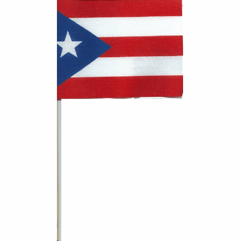 Puerto Rico Cotton Mini Flags