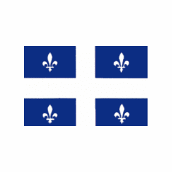Quebec Polyester Flag 3 X 5