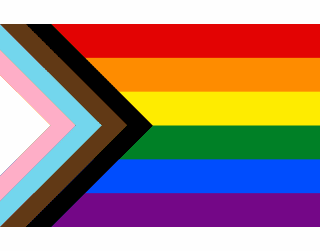 Rainbow Progressive Pride Flag 3 x 5