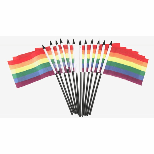 Rainbow Table Flags - 12 Per Pack