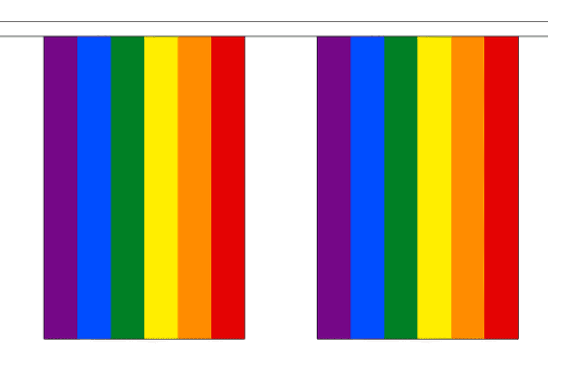 Rainbow String Flag Bunting