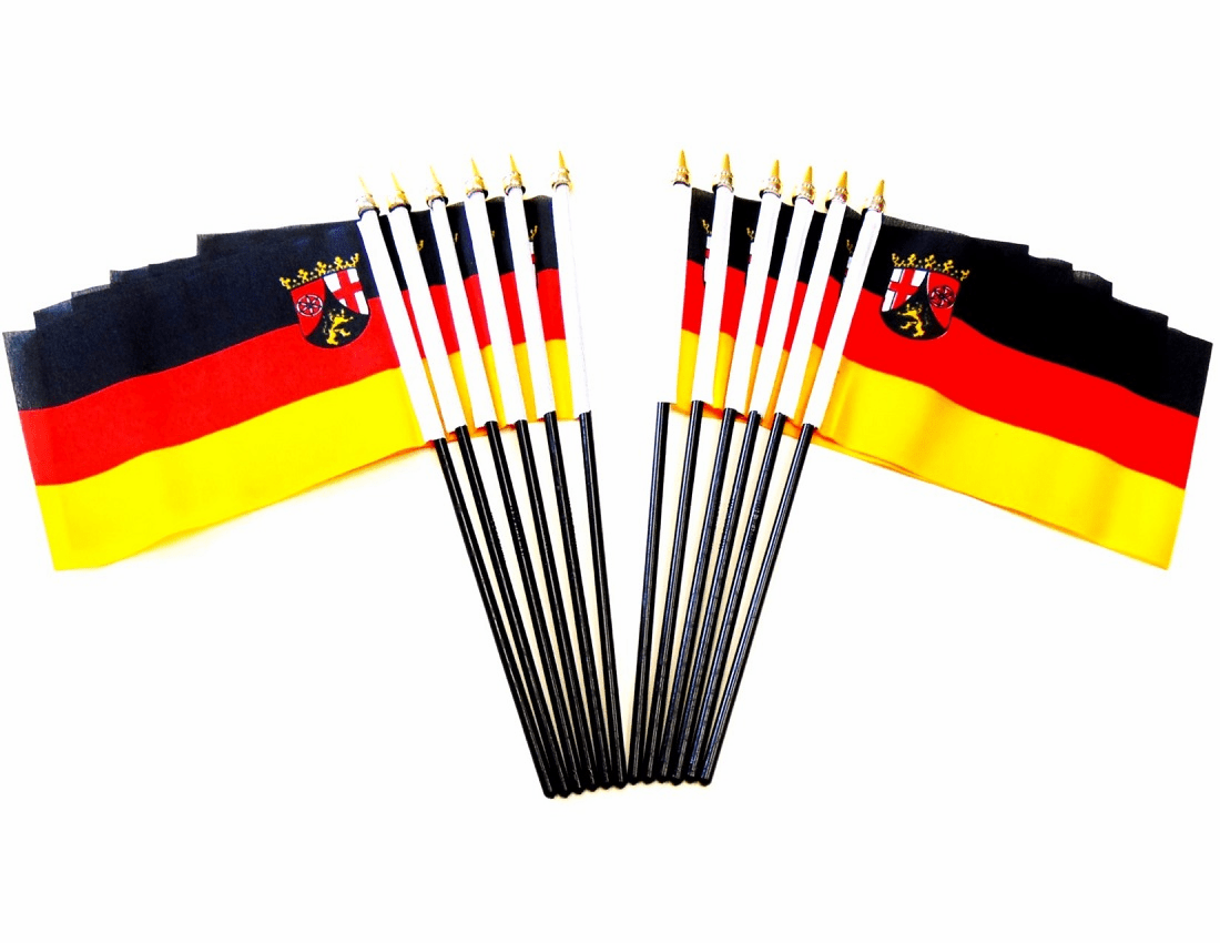 Rheinland Polyester Table Flag - 12 per pack