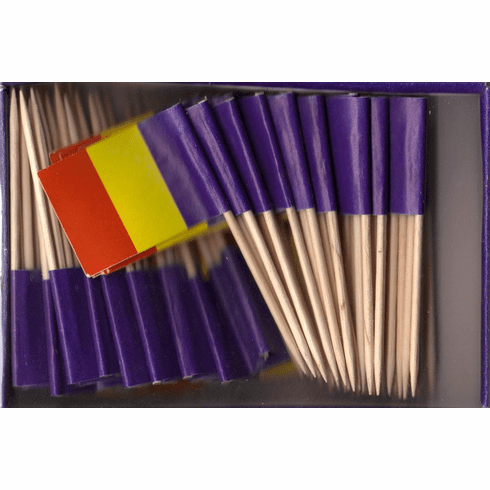Romania Toothpick Flags