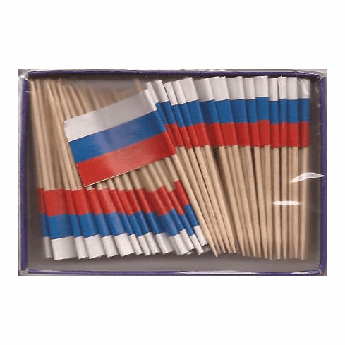Russia Federation Toothpick Flags