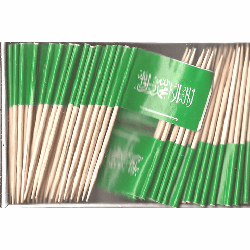 Saudi Arabia Flag Toothpicks