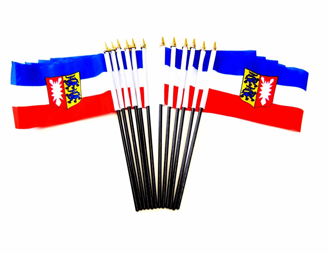 Schleswig Polyester Table Flag - 12 per pack